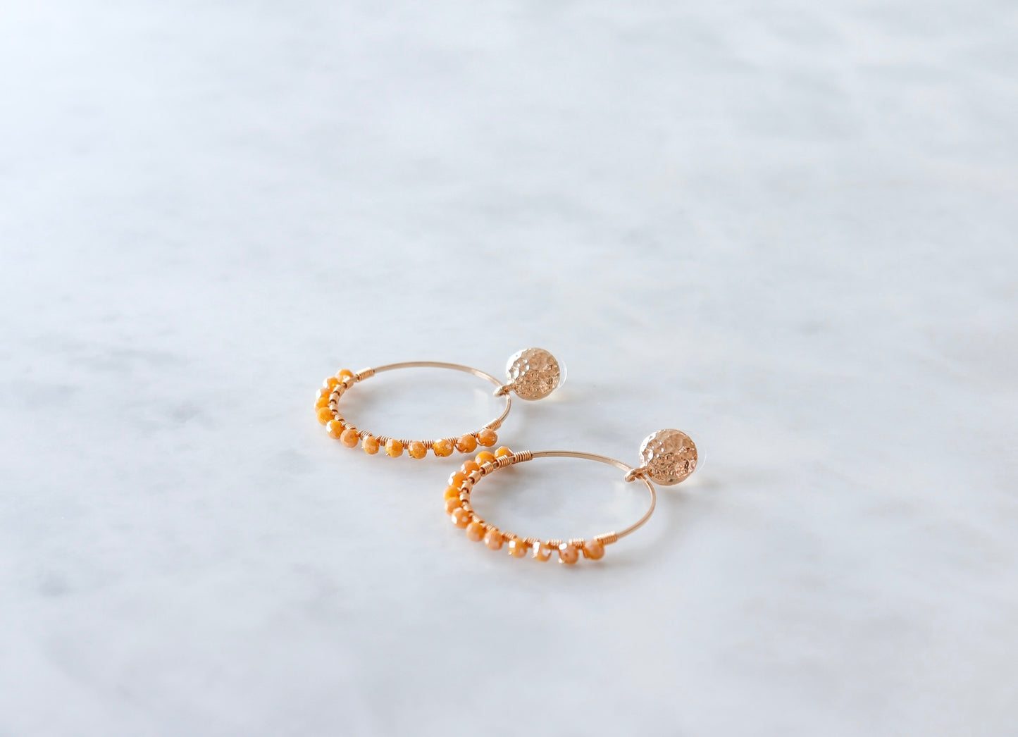 Gele Ronde Oorbel - Bélice - Belice - Bélice Goes Out - Geel - Accessoires - Lente - Oorbel