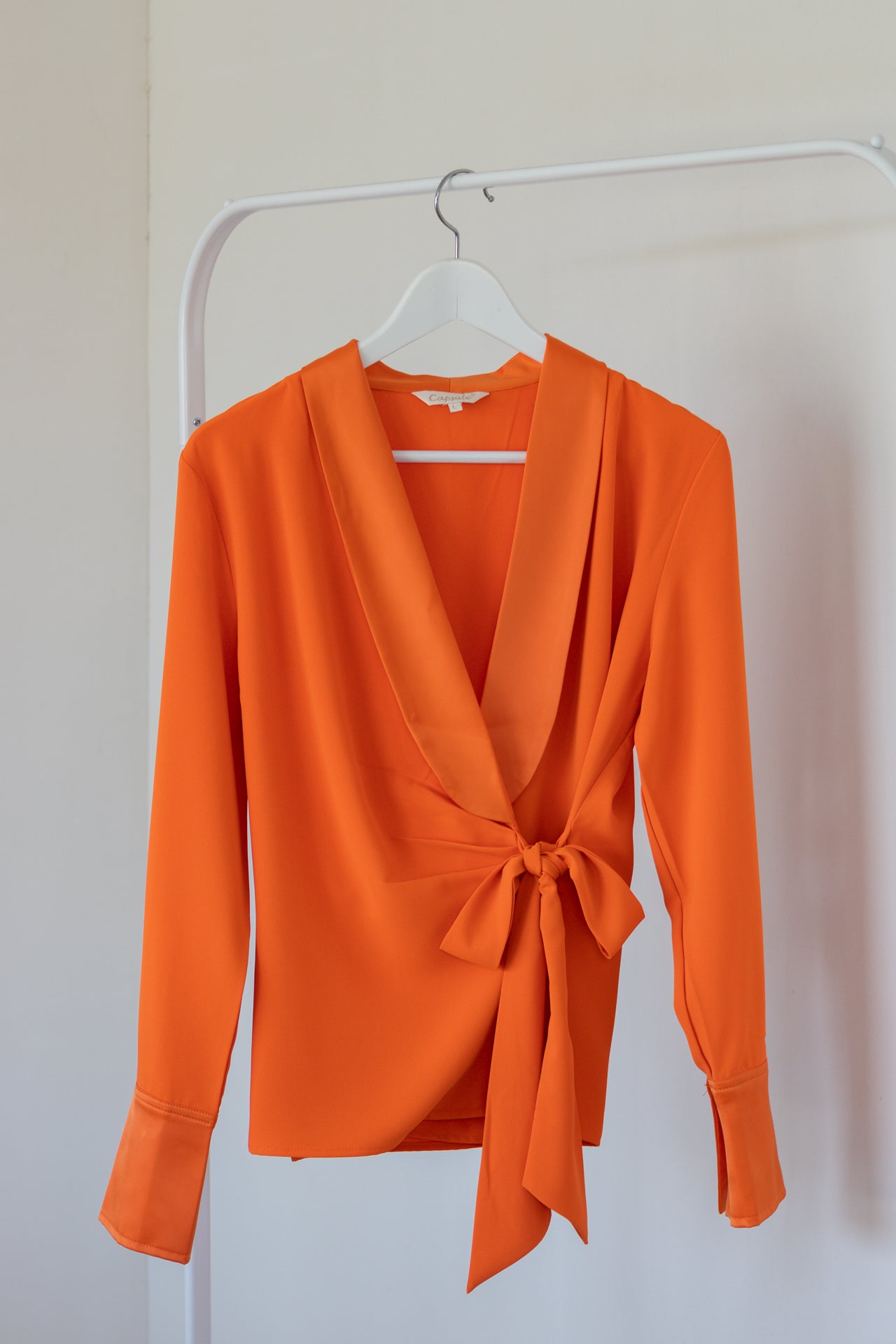 Oranje blouse - Bélice - Belice - Bélice Goes Out - Cache Coeur - Oranje -Dameskledij - Lentebloes - Bloes - blouse - Lente