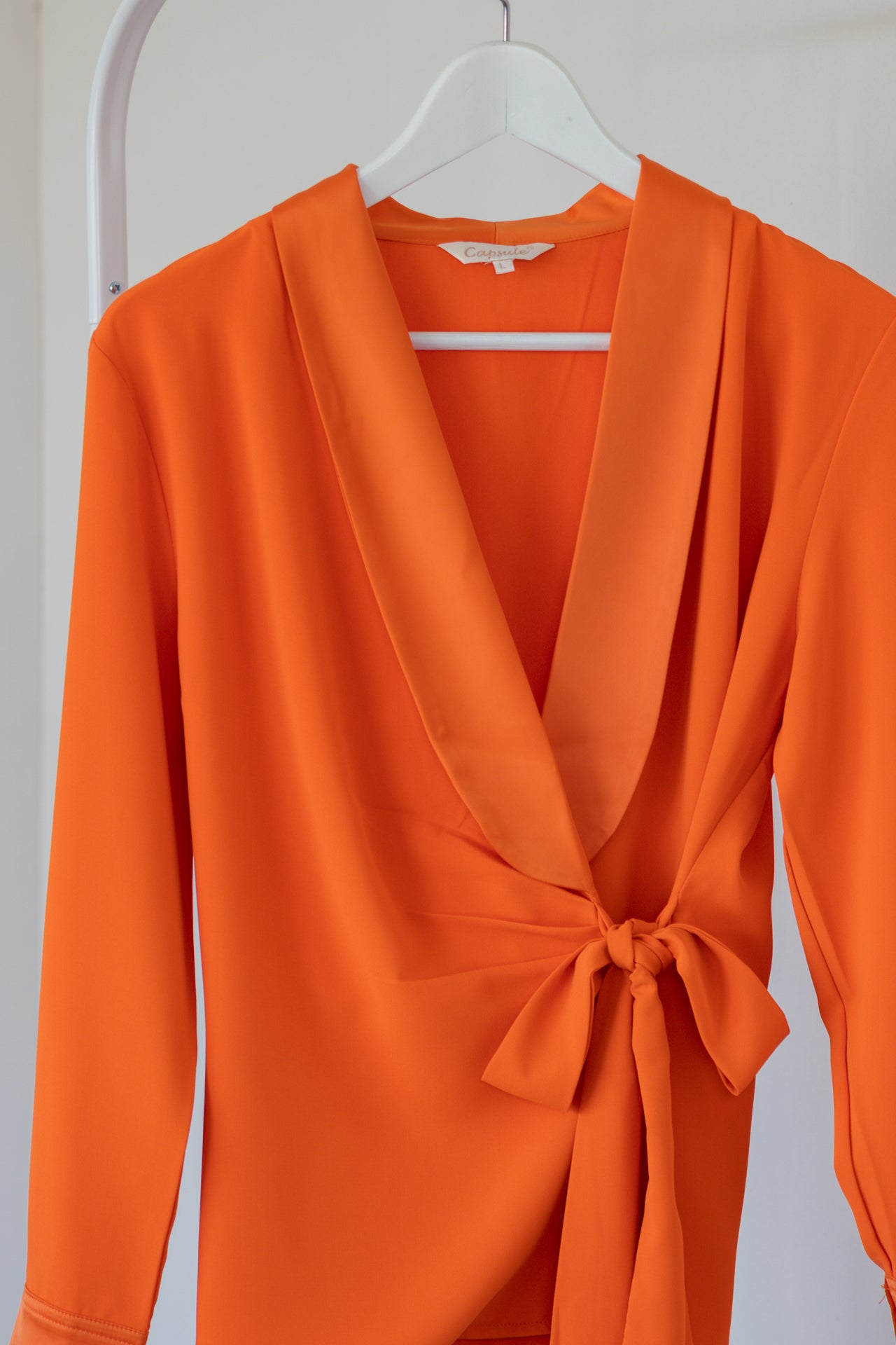 Oranje blouse - Bélice - Belice - Bélice Goes Out - Cache Coeur - Oranje -Dameskledij - Lentebloes - Bloes - blouse - Lente