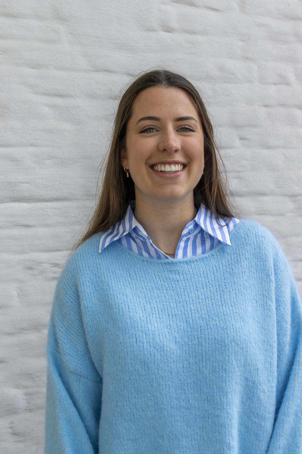 Witte Classic Drop Oorbellen - Bélice - Belice - Bélice At Work - Wit - Accessoires - Lente - Oorbel