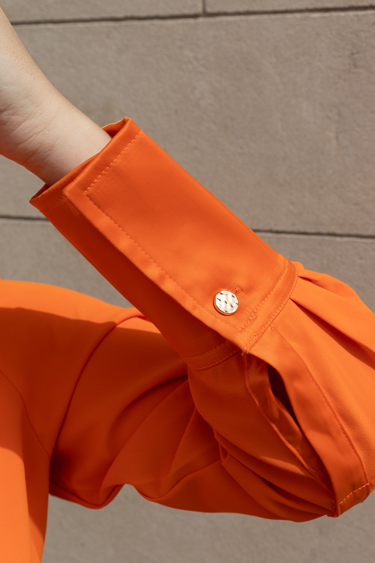 Oranje blouse - Bélice - Belice - Bélice Goes Out - Cache Coeur - Oranje -Dameskledij - Lentebloes - Bloes - blouse - Lente