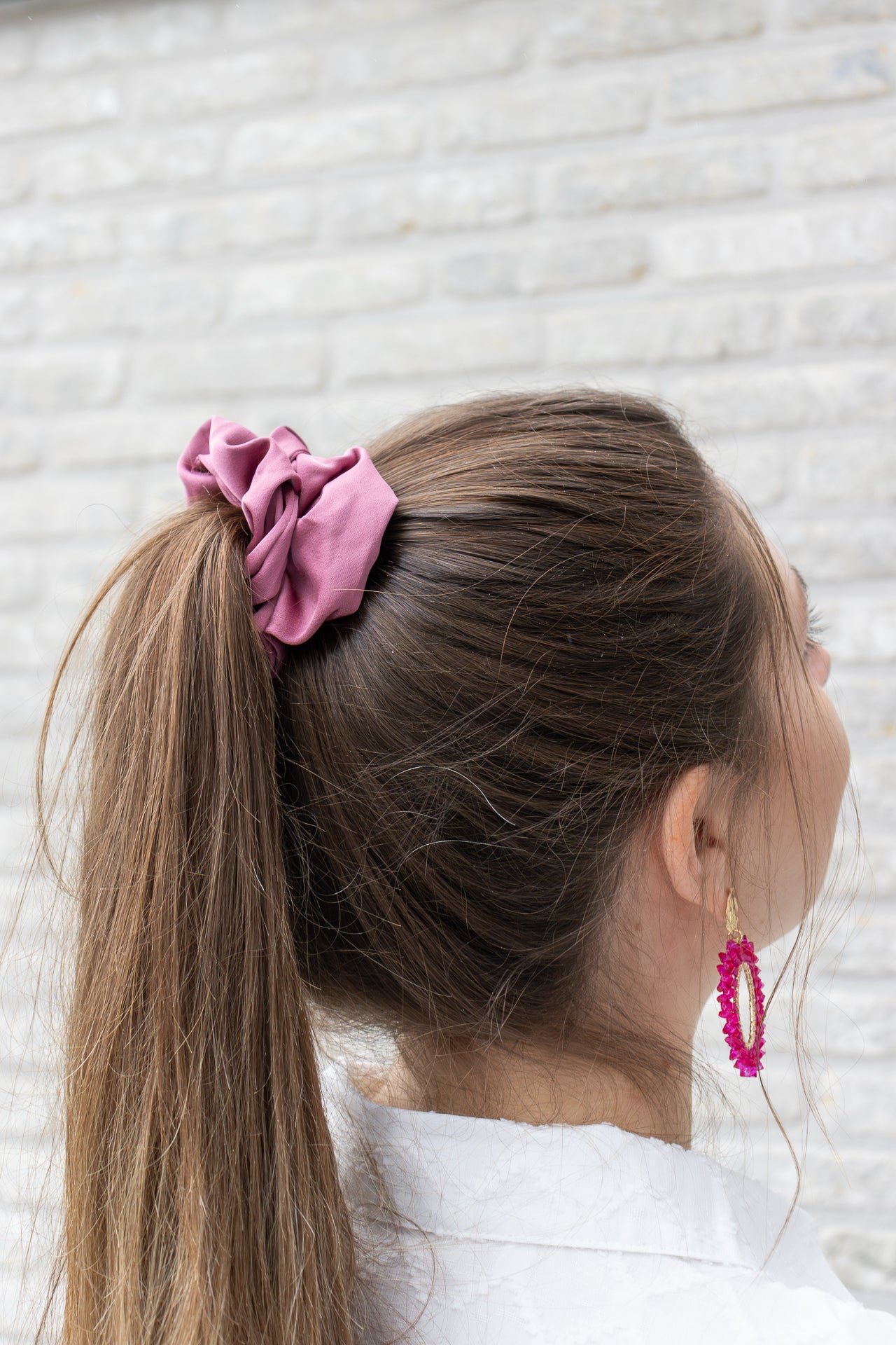 Donkerpaarse Scrunchie - Bélice - Belice - Bélice Goes Out - Paars -Accessoires - Scrunchie  - Lente