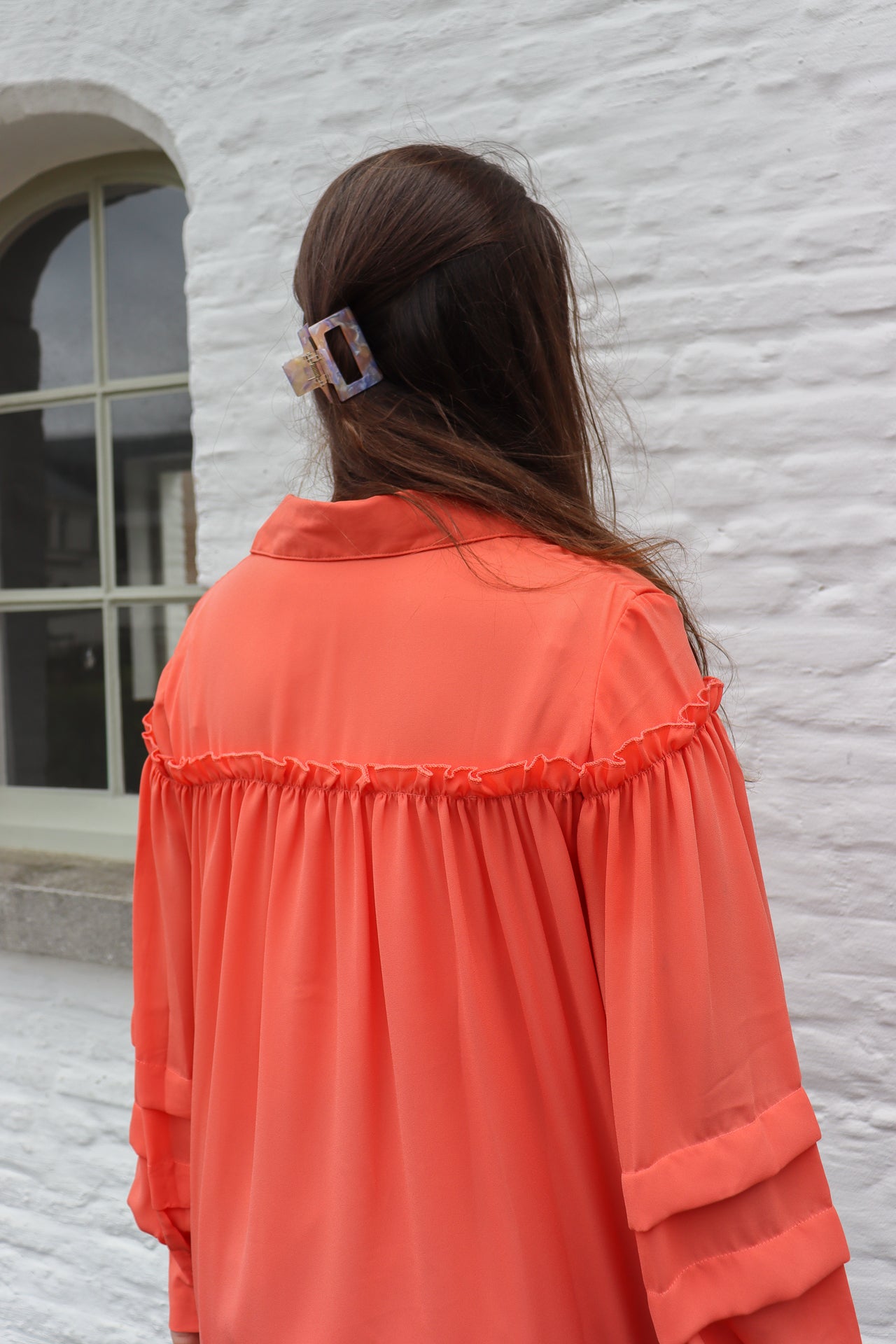 Zalmroze blouse