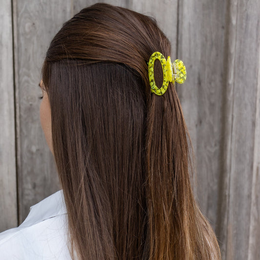 Gele Ovale Haarspeld Anna - Belice - Bélice Goes Out  - Geel - Haarspeld - Accessoires - Dames - Lente 