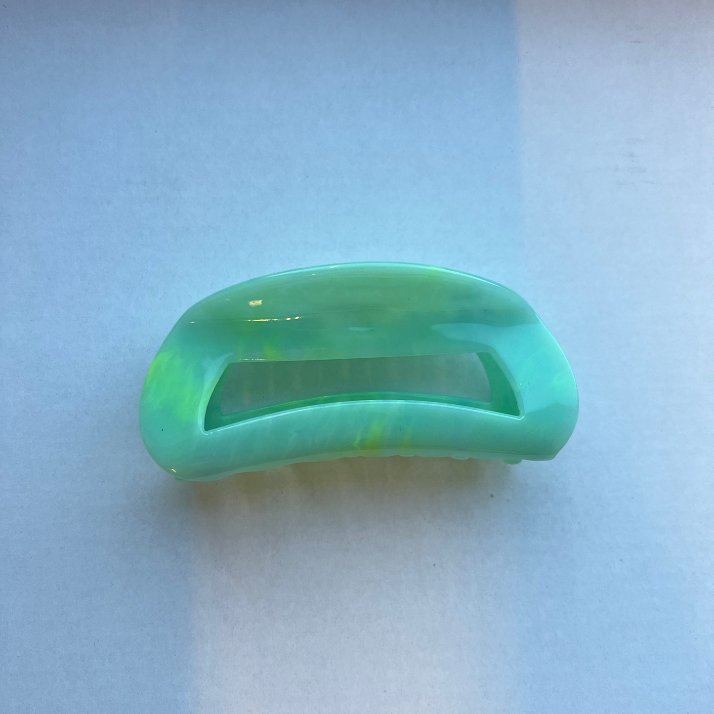 Cleo haarspeld zeegroen big